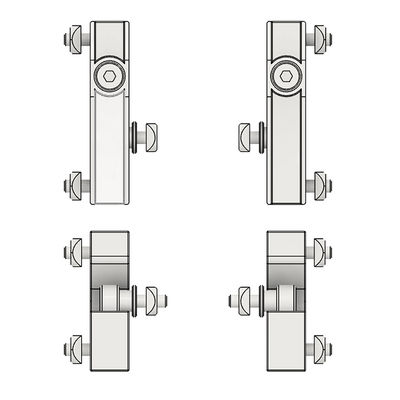 41-400-1 MODULAR SOLUTIONS PROFILE FASTNER PANEL LOCK KIT W/QUICK RELEASE FASTENER & SAFETY EJECTORS